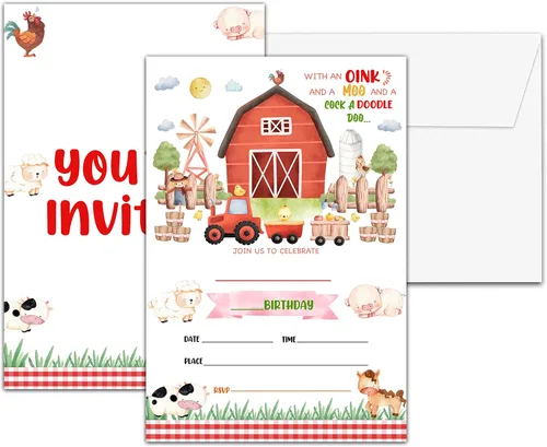 Miniatura 40 de Invitaciones para fiesta de primer cumpleaños, invitaciones de cumpleaños con purpurina de globo, invitaciones de cumpleaños de doble cara