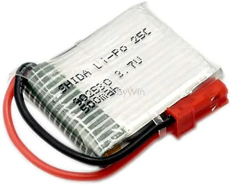 Miniatura 2 de 3.7 V 1S 500 mAh 25C LiPO batería JST enchufe para mini tamaño FPV Drone RC Quadcopter modelo avión