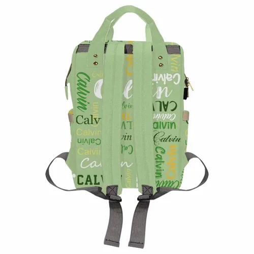 Miniatura 2 de InterestPrint Bolsa de pañales con nombre, mochila personalizada para hombres y mujeres, Color 17, Mochilas Daypack