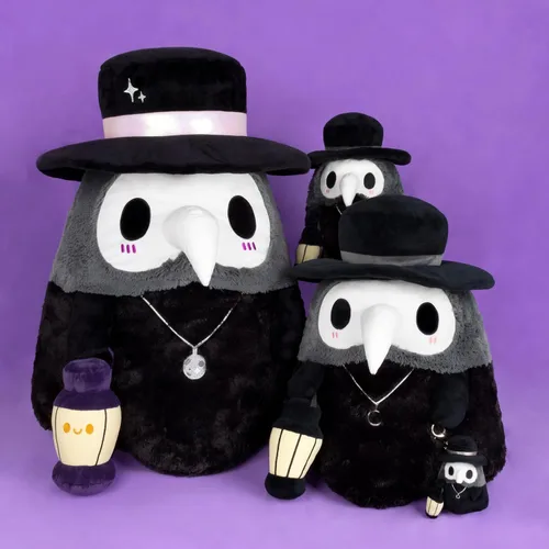 Miniatura 8 de Squishable - Mini juego de médico y enfermera de la peste helada - Colección The Mysterious Doctor Plague - 10 pulgadas - Juguete suave