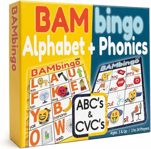 Miniatura 11 de Juego de bingo de palabras de vista THE BAMBINO TREE Nivel 1 y 2 - Juegos educativos para niños - Aprende a leer vocabulario para jardín de infantes