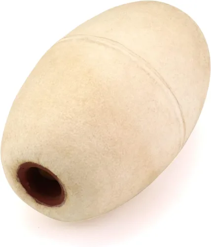 Miniatura 2 de QWORK Paquete de 6 flotadores ovalados para agua, flotadores de boya de 3.5 x 5.5 pulgadas con agujero central de 1/2 pulgada, boya de plástico duro