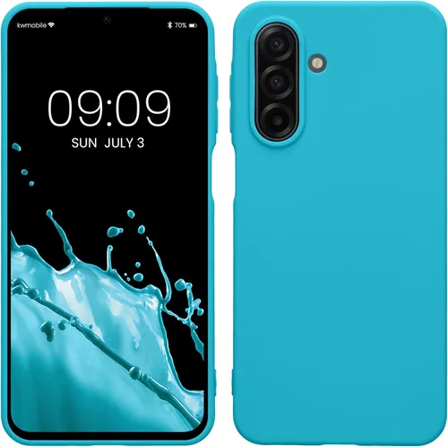 Miniatura 75 de kwmobile Funda compatible con Samsung Galaxy A23 4G / 5G - Funda de silicona TPU metálica suave y delgada - Rojo oscuro metálico