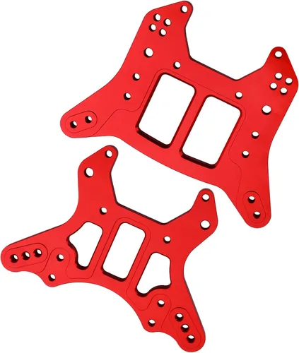 Miniatura 7 de Torre de choque de aluminio delantera y trasera para Arrma 1/8 Kraton/Notorious 6S BLX piezas de repuesto, reemplazo AR330220 y ARA320581 (rojo)