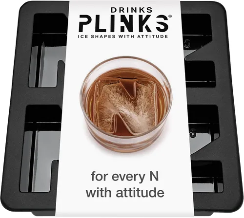 Miniatura 13 de DrinksPlinks Bandeja de Cubitos de Hielo con Letra H - Molde de Cubitos de Hielo de Silicona Personalizado para Whisky – Bandeja Grande
