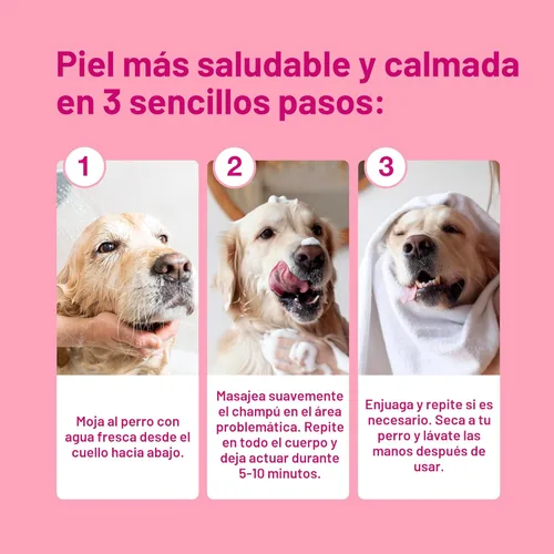 Miniatura 6 de Champú Douxo S3 Calm, Contiene 0.75% Ophytrium, Calmante, Para Piel Con Picazón, Irritación o Alergia, Para Perros y Gatos, 6.7 fl. oz. (200mL)