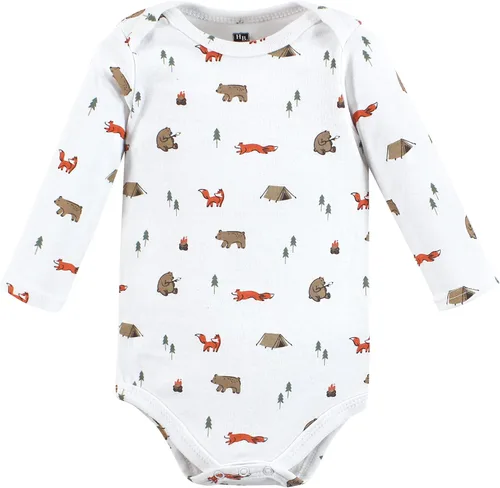 Miniatura 5 de Hudson Baby baby-boys Cotton Long-sleeve Bodysuits 5-pack