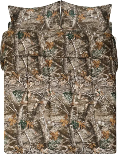 Miniatura 8 de VISI-ONE Realtree APX Camo Juego de edredón individual de 2 piezas – Ropa de cama ligera para todas las estaciones para niños, niños pequeños