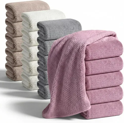 Miniatura 10 de Newwiee Juego de 20 toallas de baño a granel, toallas de baño grandes de secado rápido de 55 x 28 pulgadas para spa, gimnasio, salón, hotel y uso