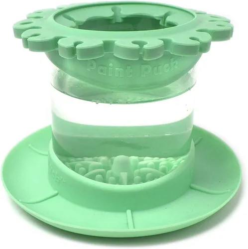 Miniatura 9 de Paint Puck Ultimate Rinse Cup Limpiador de Pinceles de Pintura (Azul, Taza) – Vaso de Agua de Pintura Antiderrames y Limpiador de Pinceles