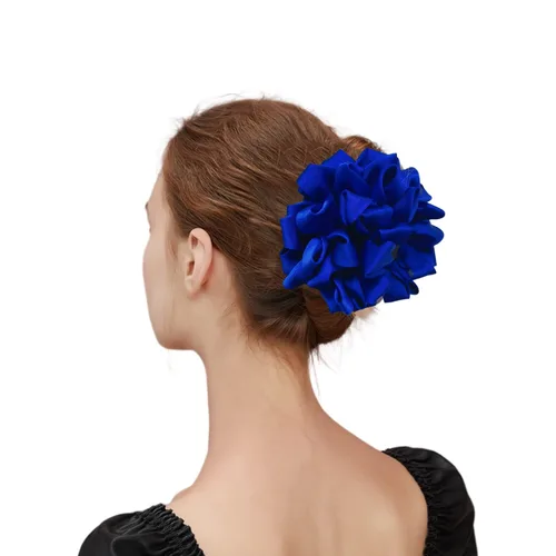 Miniatura 2 de Pinzas de mandíbula para el cabello con lazo de flores de seda, 4
