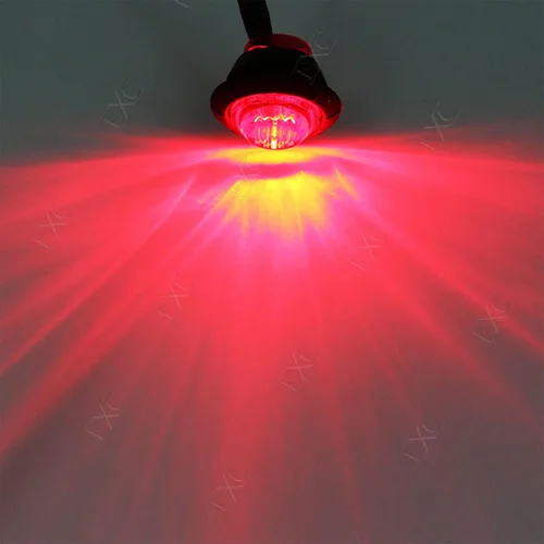 Miniatura 3 de FXC 10 luces LED redondas de 3/4 pulgadas para luces indicadoras laterales delanteras y traseras para camión, coche, autobús, remolque, furgoneta