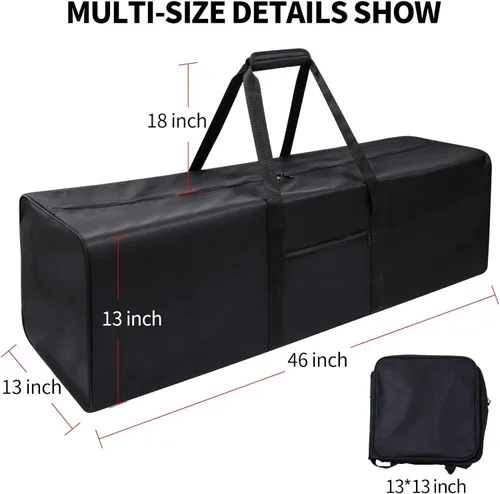 Miniatura 3 de Urbanstand Bolsa de Lona de Viaje de 48 Pulgadas Extra Grande para Equipo Deportivo, Bolsa de Almacenamiento para Árbol de Navidad de 7.5 Pies