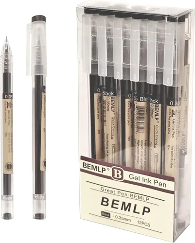 Miniatura 9 de BEMLP Bolígrafo de tinta de gel de punta extra fina de 0.014 in, bolígrafos de gel de secado rápido, bolígrafos de gel para escuela, oficina