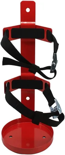 Soporte de metal para extintor de incendios, resistente, compatible con extintores de incendios de 5 libras (5 libras, 1 unidad)