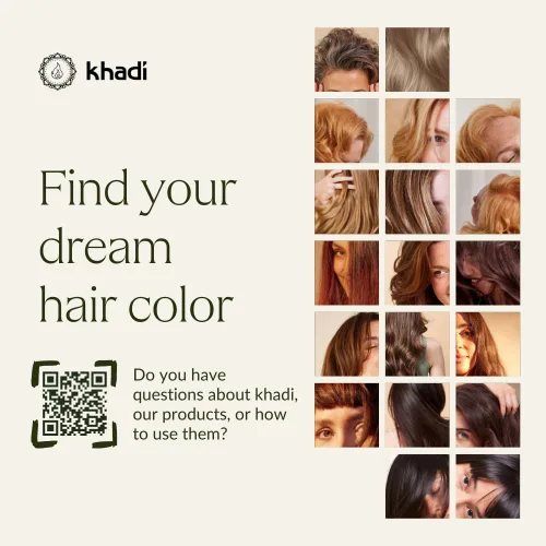 Miniatura 10 de khadi ASH BROWN Plant Hair Color – Cosmética natural – Color de cabello para mate y marrón medio – 100% herbal, natural y vegano – 3.5 oz