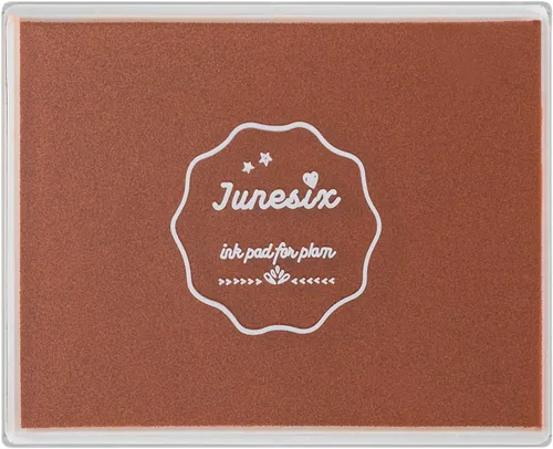 Miniatura 10 de Almohadilla de tinta, almohadilla de tinta lavable de 5 x 4 pulgadas para niños, color rojo