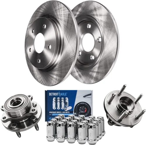 Miniatura 33 de Detroit Axle - Kit de frenos para Mazda CX-5 2019-2024, rotores de freno de disco pastillas de freno de cerámica con herrajes 2020 2021 2022 2023