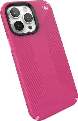 Miniatura 11 de Speck Presidio2 Grip - Funda antideslizante para iPhone 14 Pro Max (Negro/Negro/Blanco)