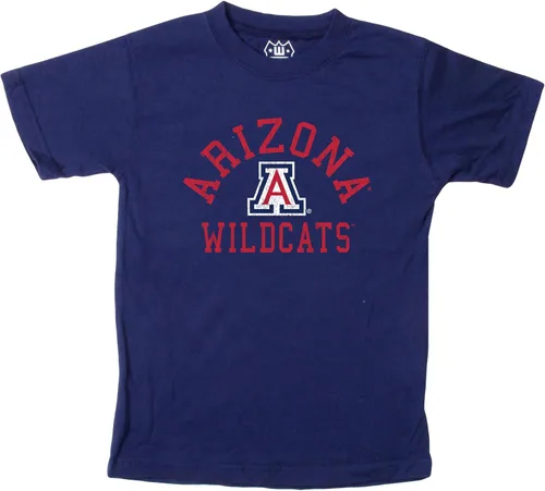 Miniatura 120 de Wes and Willy Camiseta de algodón orgánico de manga corta para niños de la NCAA rutgers scarlet knights rojo