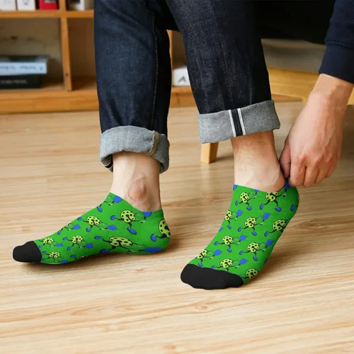 Miniatura 6 de devor Mens No Show Socks Low Cut Socks Men Hidden Sock Fashion PICKLEBALL Socks