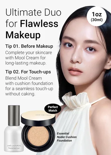 Miniatura 5 de JUNG SAEM MOOL Crema Esencial Mool 1 Fl Oz, Crema facial ligera y acuosa con ceramida y pantenol para una hidratación profunda y piel radiante