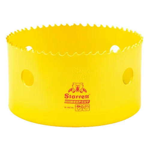 Miniatura 42 de Starrett DCH0136-G - Sierra perforadora bimetálica de corte profundo con dientes HSS resistentes a la abrasión - Ideal para cortar metal, acero