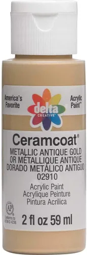 Miniatura 20 de Delta Creative Ceramcoat - Pintura acrílica metálica y perla en varios colores (2 onzas), color aguamarina Cool Pearl