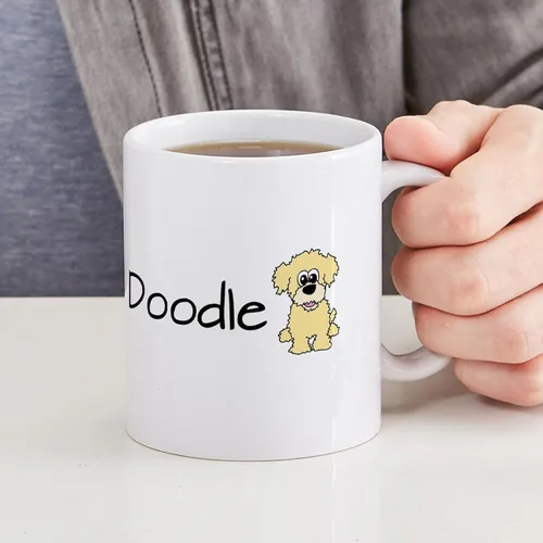 Miniatura 6 de CafePress I Love My Doodle Mugs - Taza de café de cerámica, taza de té, 11 onzas