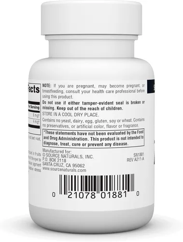 Miniatura 3 de Source Naturals Zeaxantina con luteína, soporte ocular antioxidante* - 10 mg - 30 Cápsulas