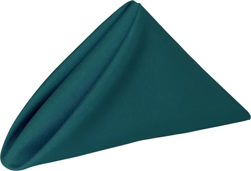 Miniatura 46 de Ultimate Textile -1 docena- Servilletas de tela de poliéster de 20 x 20 pulgadas, color azul aguamarina