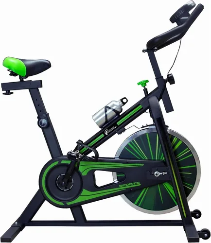 Bicicleta Fija 22.0 lbs Bicicleta Spinning Rueda 22.0 lbs Excelente Calidad Bicicleta Estacionaria Ajustable Bicicleta Estatica Silenciosa Bicicleta