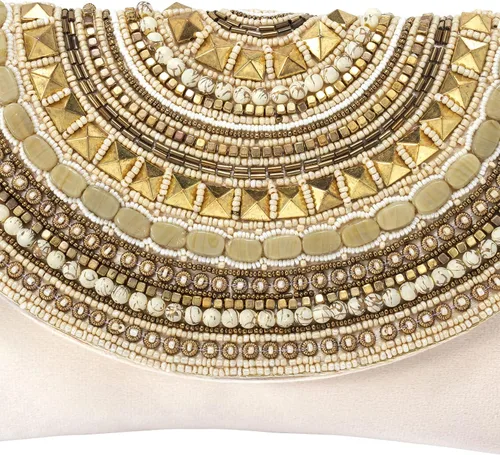 Miniatura 7 de Aheli Monederos indios para mujer, hechos a mano, de noche, para boda, fiesta, boda