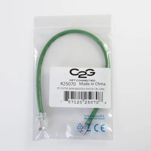 Miniatura 6 de C2G 24494 Cable cruzado Cat5e - Cable de conexión de red sin blindaje sin arranque, naranja (3 pies, 3.0 ft)