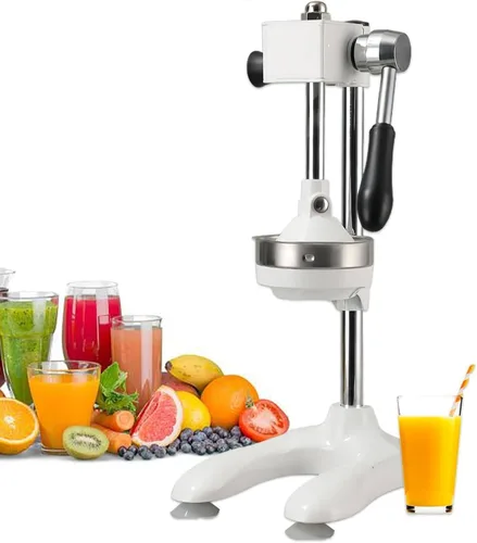 Miniatura 11 de Exprimidor de naranja de hierro fundido de cocina, máquina exprimidora de prensa manual, con base en forma de U manual, placa de presión grande