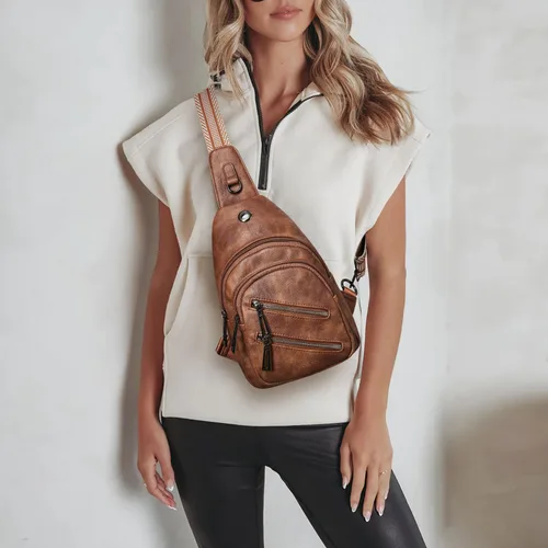 Miniatura 8 de Bolso bandolera de 7L para mujeres y hombres, bolsas de pecho cruzadas, mochila pequeña, riñonera, bolsa de viaje para el hombro