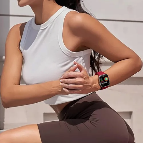 Miniatura 4 de Maledan Paquete de 6 correas compatibles con Apple Watch de 38mm 40mm 41mm 42mm 44mm 45mm 46mm 49mm, mujeres y hombres, correa deportiva de silicona
