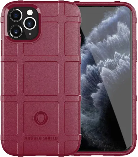 Miniatura 20 de Para iPhone 11 Caso, (Rugged Shield Series) TPU Funda Protectora Táctica Gruesa De Armadura Sólida Para IPhone 11 (6.1 Pulgadas) - Verde Ejército