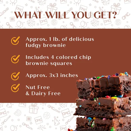 Miniatura 5 de Brownies de chocolate gourmet, cesta de regalo, regalos de galletas, corporativo principal para hombres y mujeres, cumpleaños, aniversario