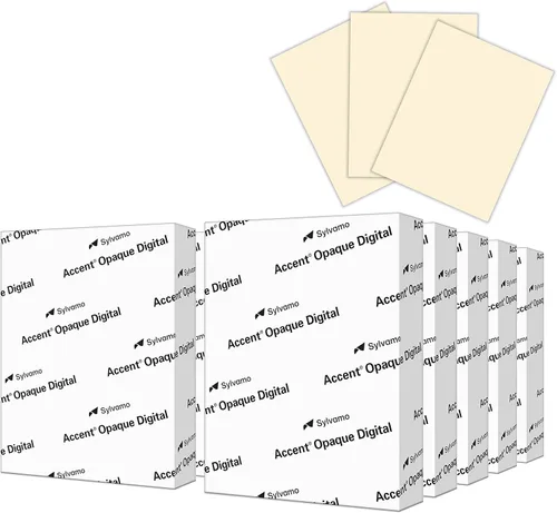 Miniatura 5 de Accent 121918C - Papel de cartulina opaco de color crema de 11 x 17 pulgadas, 100 libras, 9.56 oz/m², 700 hojas (4 resmas), cartulina pesada súper