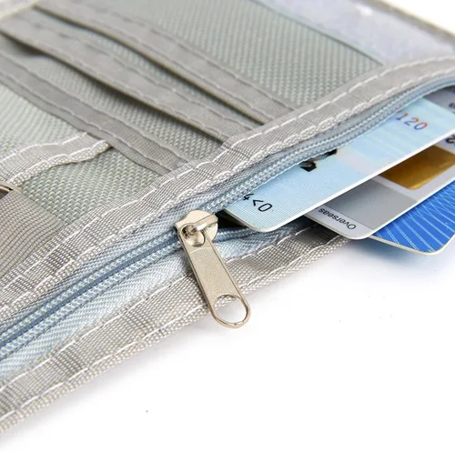 Miniatura 7 de Nitort Billetera, carteras de lona para deportes al aire libre para niños, bonita cartera con cremallera para niños, cartera de bolsillo frontal