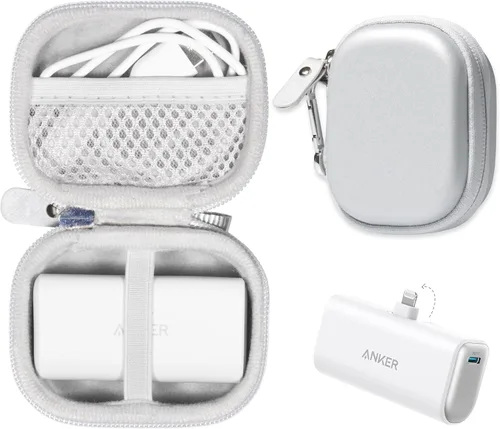 Miniatura 8 de Funda para cargador portátil Anker con conector Lightning incorporado (negro)