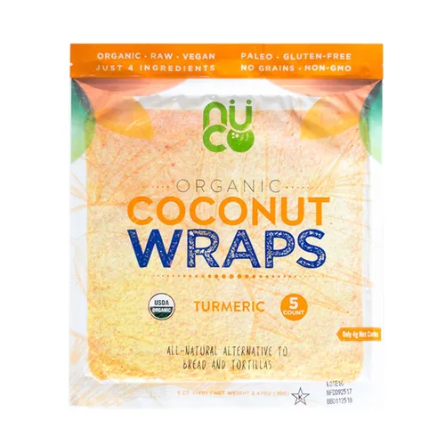 Miniatura 6 de NUCO Certificado orgánico, estable a los huéspedes, paleo, sin gluten, vegano sin OMG, sabor a cúrcuma, sin sal añadida baja en carbohidratos y sin