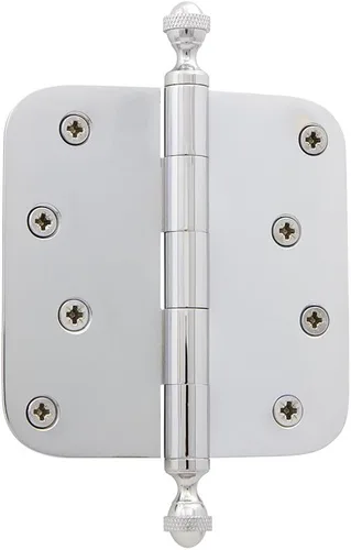 Miniatura 98 de Grandeur Hardware 824304 Bisagra residencial con punta de bellota de 3.5 pulgadas con esquinas de radio de 5/8 pulgadas en peltre antiguo