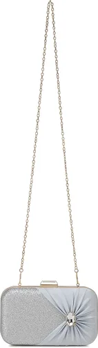 Miniatura 3 de Covelin Bolso de mano plisado de moda para mujer con bolso de noche de diamantes