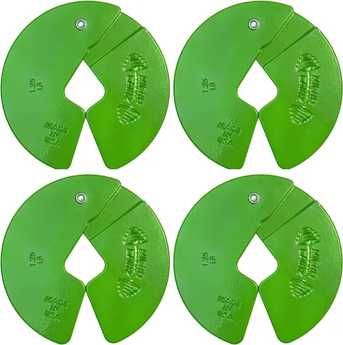Miniatura 14 de Micro Gainz - Placa fraccional para mancuernas de 1.25lb, ideal para micro cargas, (elige color) juego de 4 placas fraccionales, diseñadas para Rojo