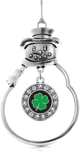 Miniatura 111 de Inspired Silver - Roller Queen - Adorno de Navidad plateado - Adorno circular para árbol de Navidad con circonita cúbica - Decoración colgante
