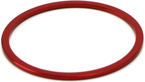 Miniatura 8 de iJDMTOY Anillo de aluminio rojo para decoración de salpicadero interior de reloj analógico compatible con Mercedes W205 Clase C W213 Clase E X205