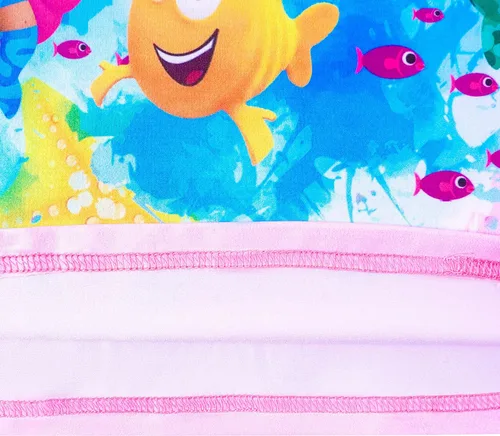 Miniatura 8 de Vestido de dibujos animados de burbujas para niñas pequeñas vestidos con estampado Guppy para niños vestido camisero de 3 a 6 años