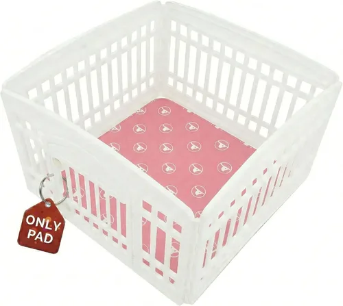 Miniatura 9 de PJYuCien Alfombrilla lavable para corralito de juegos de perros, 36”x 36”, almohadillas reutilizables a prueba de fugas para cachorros, alfombrilla